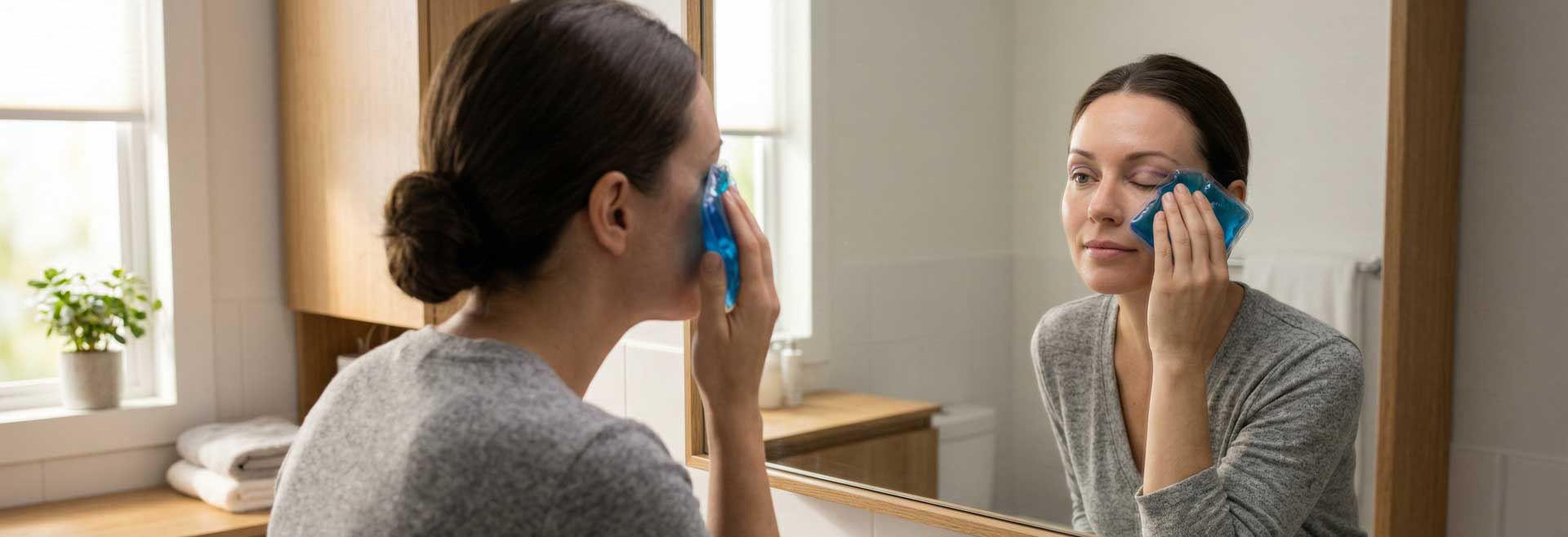 Recuperación de una blefaroplastia