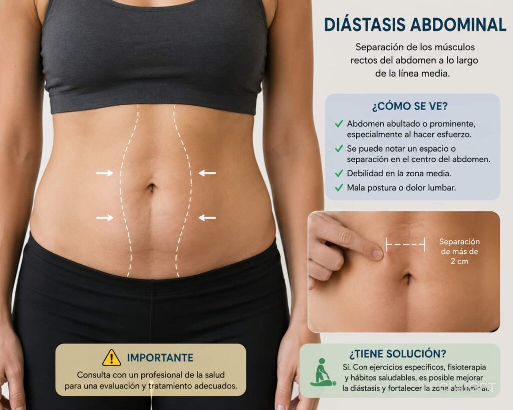 la diástasis abdominal es peligrosa